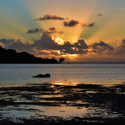 Le Morne Brabant - západ slunce