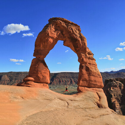 Delicate Arch v Arches National Park