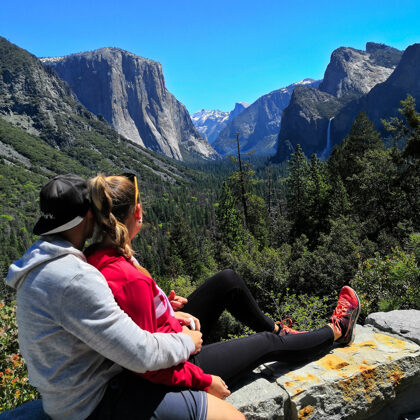 Kája&Mařík v Yosemite National Park