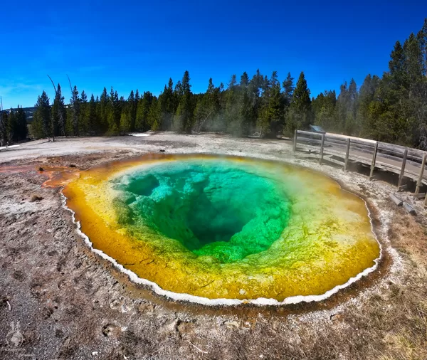 Morning Glory Pool v Yellowstone National Park