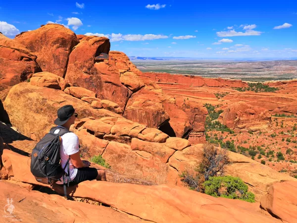 Mařík v Arches National Park